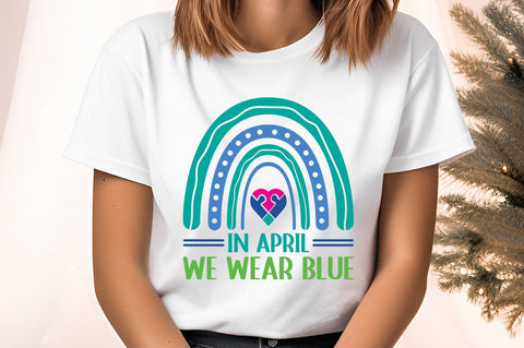 In april we wear blue SVG Design SVG Designangry 