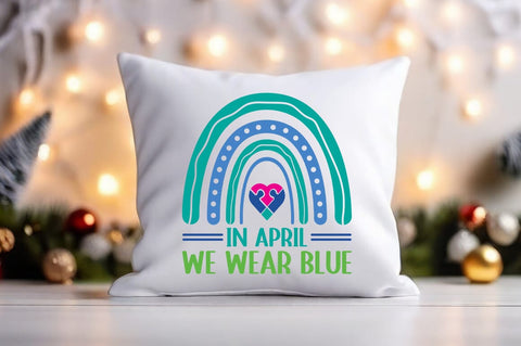 In april we wear blue SVG Design SVG Designangry 