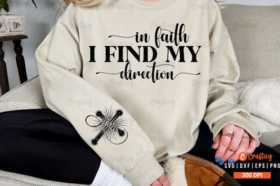 In faith I find my direction Sleeve SVG Design (2) SVG Designangry 