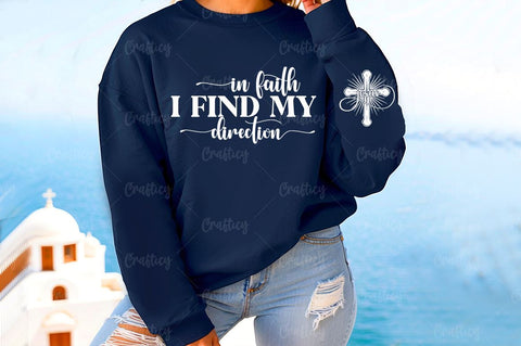 In faith I find my direction Sleeve SVG Design (2) SVG Designangry 