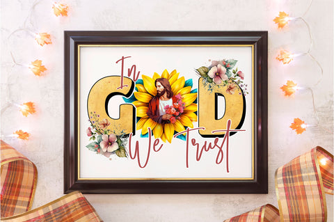 In God we trust png design Sublimation Regulrcrative 