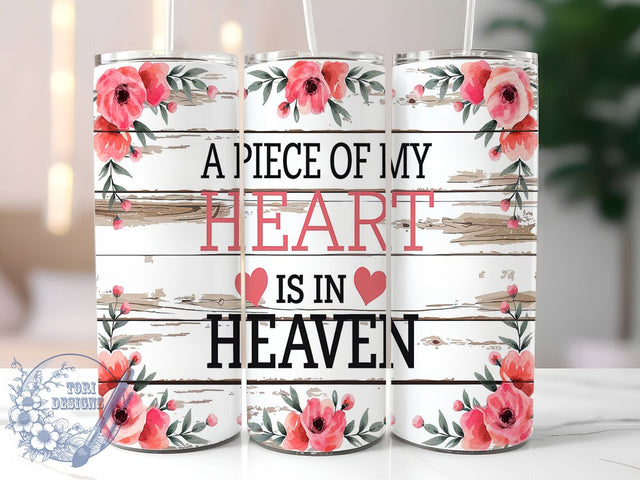In Loving Memory Memorial Tumbler Wrap, In Loving Memory Design, Heaven Tumbler Gift, 20oz Sympathy Tumbler, Custom Memorial Cup, Bereavement Gift Idea, Sublimation Remembrance Template Sublimation ToriDesigns 