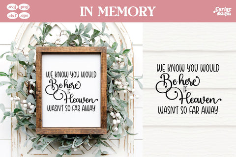 In Memory of SVG Bundle | Remembrance SVG Bundle SVG Carla C Designs 