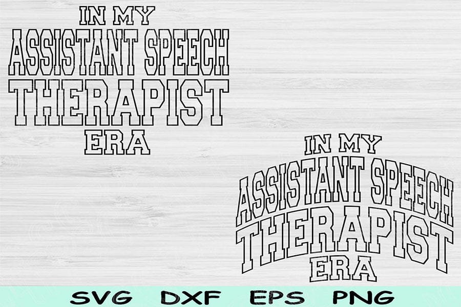 In My Assistant Speech Therapist Era Svg Cut Files, Speech Therapist ...