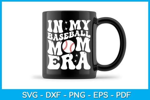 In My Baseball Mom Era SVG PNG PDF Cut File SVG Creativedesigntee 
