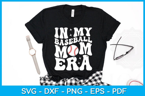 In My Baseball Mom Era SVG PNG PDF Cut File SVG Creativedesigntee 