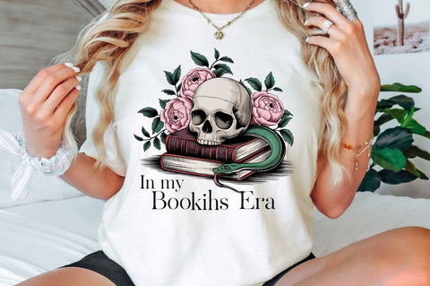 In My Bookish Era PNG, Funny Book Lover Sublimation Design Sublimation Regulrcrative 