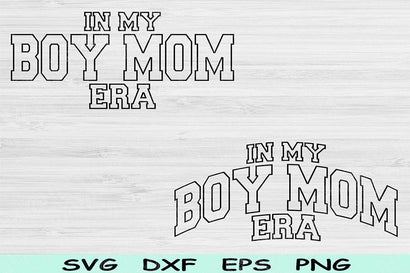 In My Boy Mom Era Svg Dxf Png Cut Files, Boy Mom Svg, Boy Mama Svg Files For Cricut, Groovy Retro Wavy Text Sublimation Digital Designs SVG TiffsCraftyCreations 