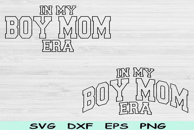 In My Boy Mom Era Svg Dxf Png Cut Files, Boy Mom Svg, Boy Mama Svg Files For Cricut, Groovy Retro Wavy Text Sublimation Digital Designs SVG TiffsCraftyCreations 