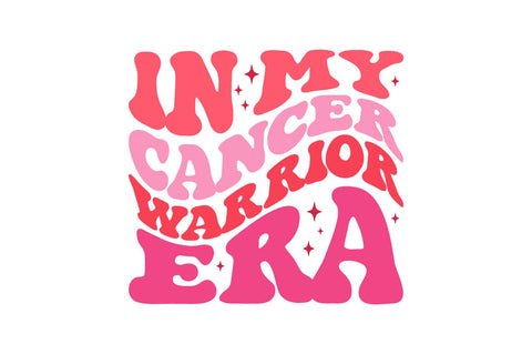 in my cancer warrior era groovy design svg png cricut cut file SVG Fauz 
