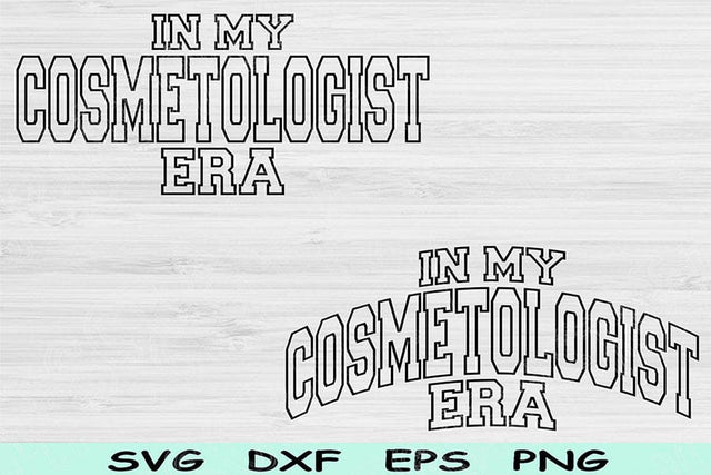 In My Cometologist Era Svg Dxf Png Cut Files, Cometologist Svg, Cosmetology Svg Files For Cricut Wave Block Text Sublimation Digital Designs SVG TiffsCraftyCreations 