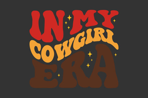 in my cowgirl era groovy retro svg png cut file cricut SVG Fauz 