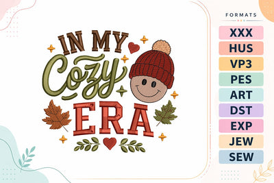 In My Cozy Era Embroidery Design Embroidery/Applique DESIGNS sg embroidery 