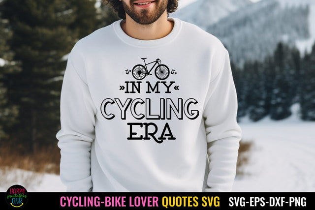 In My Cycling Era SVG I Cycling Shirt SVG I Bike Love SVG SVG Happy Printables Club 