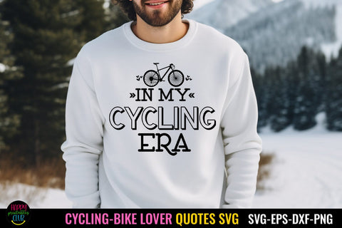 In My Cycling Era SVG I Cycling Shirt SVG I Bike Love SVG SVG Happy Printables Club 