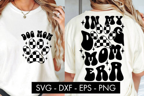 In My Dog Mom Era Checkered Paw SVG PNG Cut file SVG Freeling Design House 
