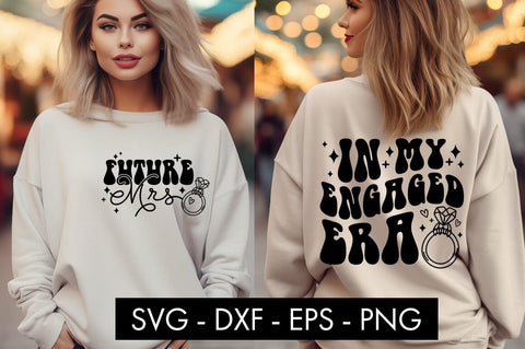 In My Engaged Era Diamond Ring SVG PNG Cut file SVG Freeling Design House 