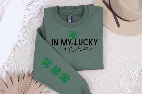 In My Lucky Era Sleeve SVG Design, Mother's Day Sleeve SVG SVG Regulrcrative 