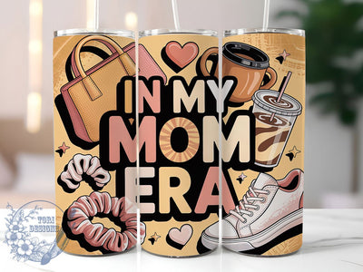 In My Mom Era 20oz Tumbler, Mom Life, In My Mom Era, 20oz Tumbler Wrap, PNG Sublimation Design, Happy Mother's Day, Gift For Mom Sublimation ToriDesigns 