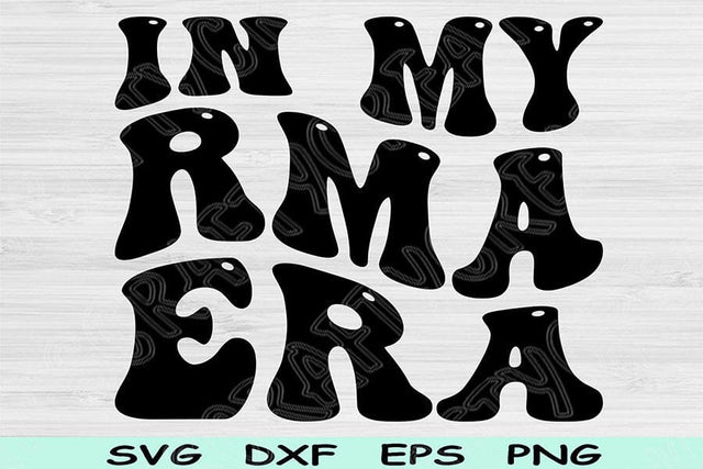 In My RMA Era Svg Dxf Png Cut Files, RMA Svg, Registered Medical Assistant Svg Files For Cricut, Retro Wavy Text Sublimation Digital Designs SVG TiffsCraftyCreations 