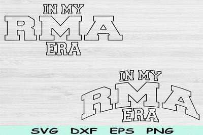 In My RMA Era Svg Dxf Png Cut Files, RMA Svg, Registered Medical Assistant Svg Files For Cricut, Wave Block Text Sublimation Digital Designs SVG TiffsCraftyCreations 