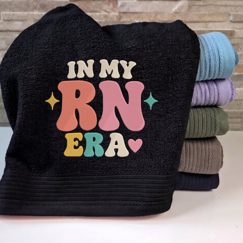 In My RN Era Embroidery Design – Registered Nurse Retro Typography Machine Embroidery File Embroidery/Applique DESIGNS PatternFeed8 