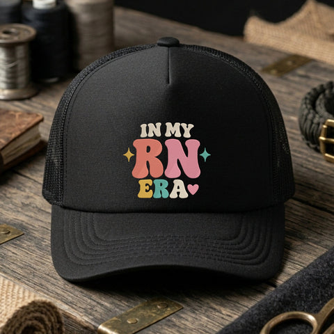In My RN Era Embroidery Design – Registered Nurse Retro Typography Machine Embroidery File Embroidery/Applique DESIGNS PatternFeed8 