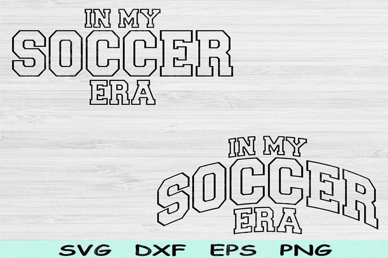 In My Soccer Mom Era Svg Dxf Png Cut Files, Soccer Mom Svg, Soccer Svg Files For Cricut, Sports Svg Wave Text Sublimation Digital Designs SVG TiffsCraftyCreations 