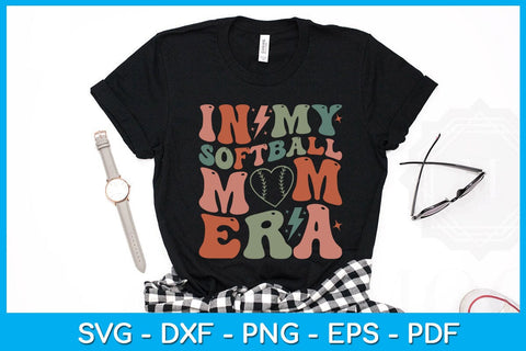 In My Softball Mom Era SVG PNG PDF Cut File SVG Creativedesigntee 