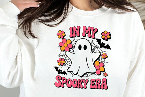 In My Spooky Era Svg, Cute Ghost Svg, Flower Ghost Svg SVG DesignDestine 