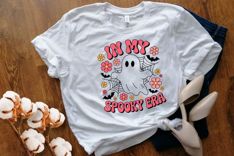 In My Spooky Era Svg, Cute Ghost Svg, Flower Ghost Svg SVG DesignDestine 