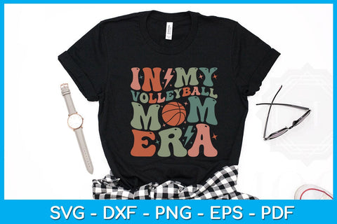 In My Volleyball Mom Era SVG PNG PDF Cut File SVG Creativedesigntee 