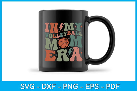 In My Volleyball Mom Era SVG PNG PDF Cut File SVG Creativedesigntee 