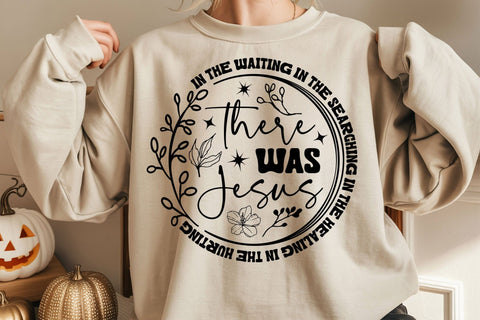 In the Hurting There Was Jesus Shirt svg, Boho Christian Sublimation, Botanical Bible Svg SVG DesignDestine 