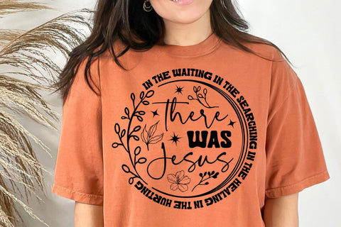 In the Hurting There Was Jesus Shirt svg, Boho Christian Sublimation, Botanical Bible Svg SVG DesignDestine 