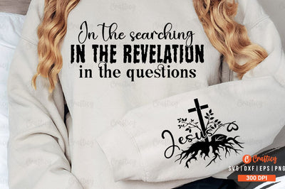 In the searching in the revelation in the questions Sleeve SVG Design SVG Designangry 