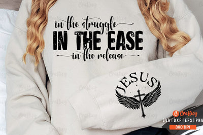In the struggle in the ease in the Sleeve SVG Design SVG Designangry 