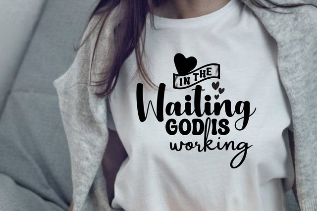 In the Waiting God is Working SVG nirmal108roy 