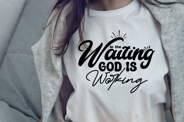 In the Waiting God is Working SVG orpitasn 