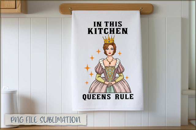 In this kitchen queens rule Towel Sublimation Shetara Begum 