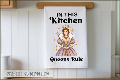 In this kitchen queens rule Towel Sublimation Shetara Begum 