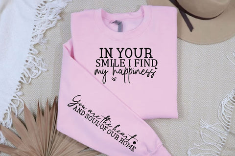 In your smile I find my happiness Sleeve SVG Design, Mother's Day Sleeve SVG, Mom Sleeve SVG SVG Regulrcrative 