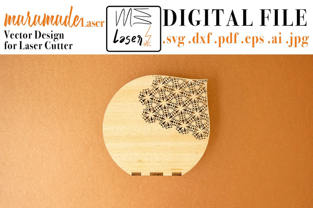 Incense Holder Deco Drop Vector File for Laser Cutter. SVG MaramadeLaser 