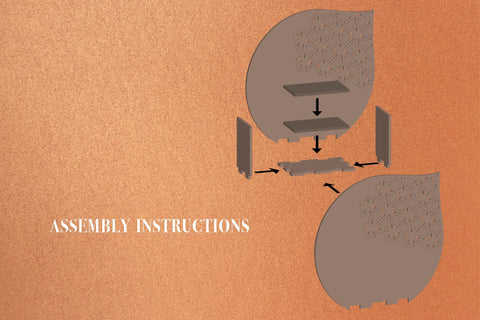 Incense Holder Deco Drop Vector File for Laser Cutter. SVG MaramadeLaser 