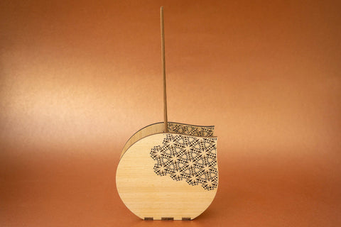 Incense Holder Deco Drop Vector File for Laser Cutter. SVG MaramadeLaser 