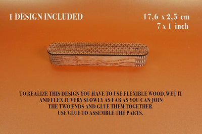 Incense Holder Flexi Box Vector File for Laser Cutter. SVG MaramadeLaser 