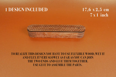 Incense Holder Flexi Box Vector File for Laser Cutter. SVG MaramadeLaser 