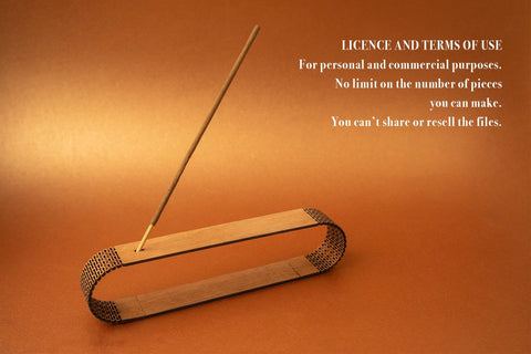 Incense Holder Flexi Circle Vector File for Laser Cut - 2 Variations SVG MaramadeLaser 