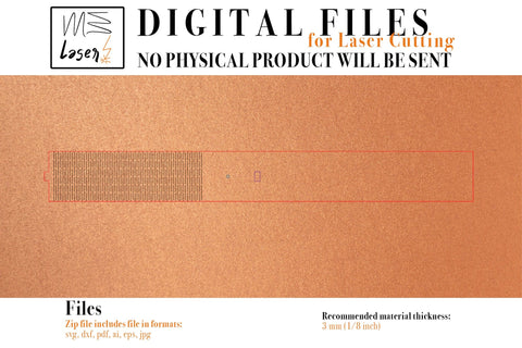 Incense Holder Flexi Vector File for Laser Cutter. SVG MaramadeLaser 