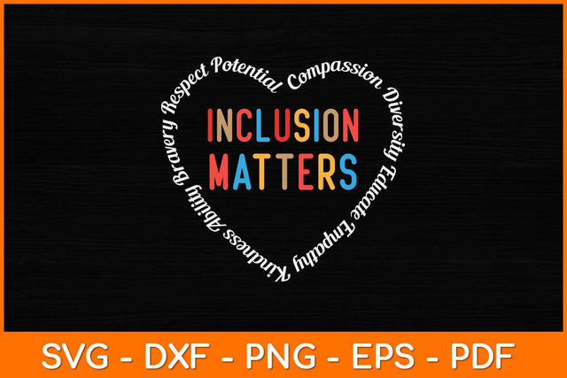 Inclusion Matters Librarian Svg File SVG artprintfile 